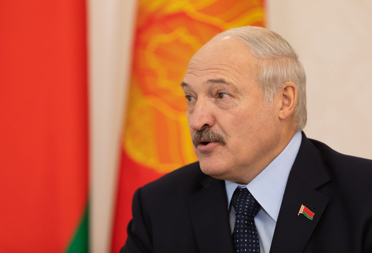 Pašpasludinātais Baltkrievijas prezidents Aleksandrs Lukašenko.