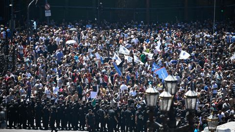 Üleriigiline streik Argentinas on suureks proovikiviks Mileile