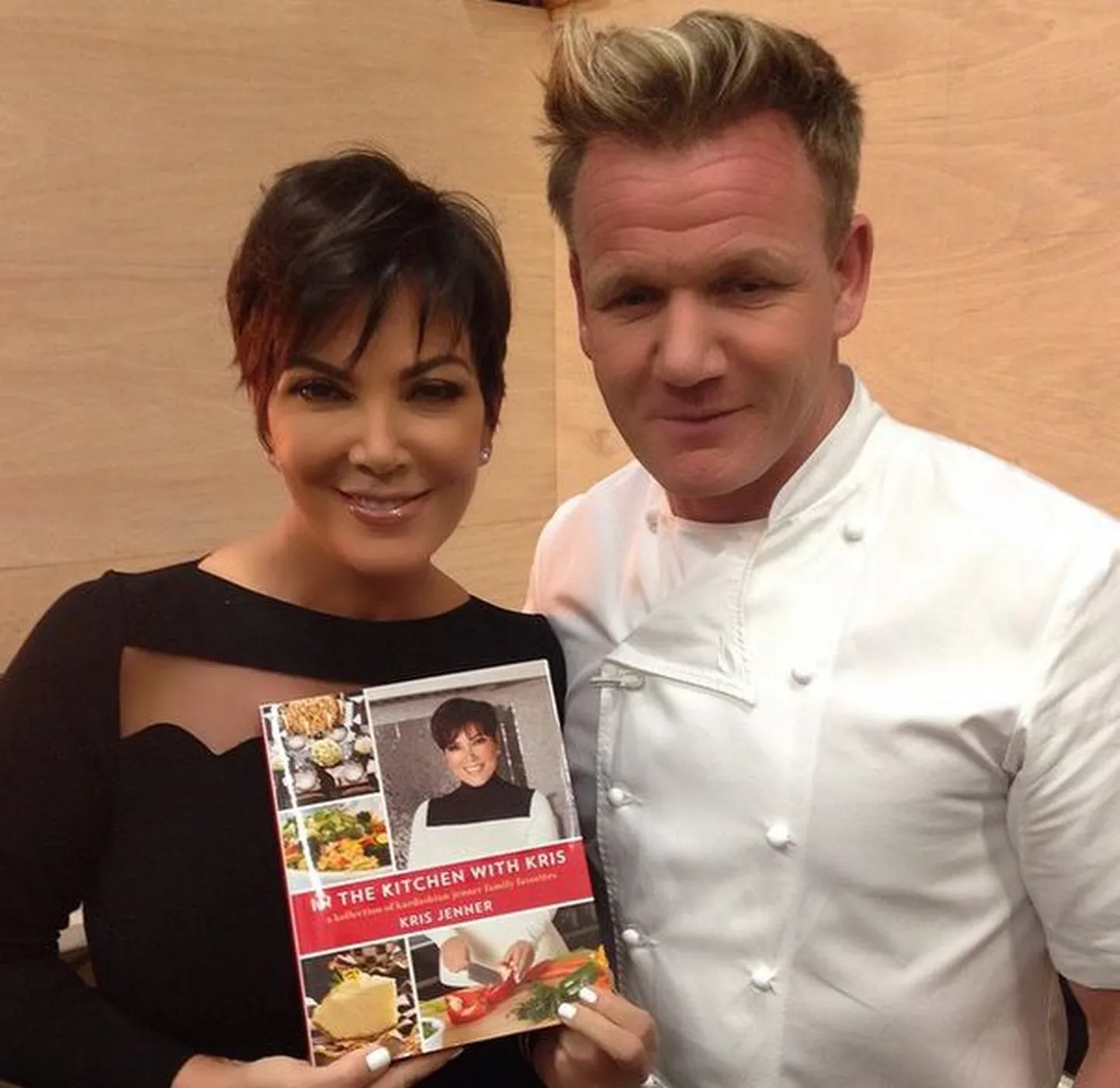 Kris Jenner ja Gordon Ramsay.