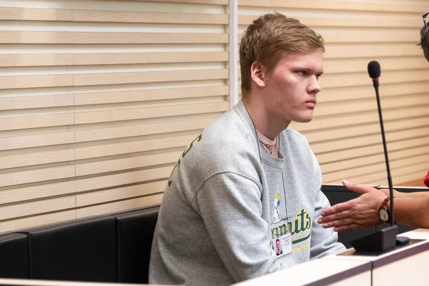 Aruküla pussitaja Mark Jakob Jakson Harju maakohtus.