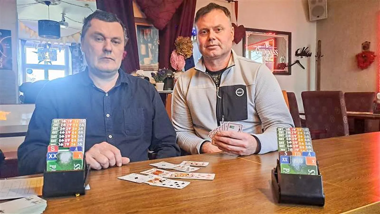 Pärnu paaride meistrivõistlustel teenisid esikoha Olavi Oja (vasakul) ja Andrus Siim.
