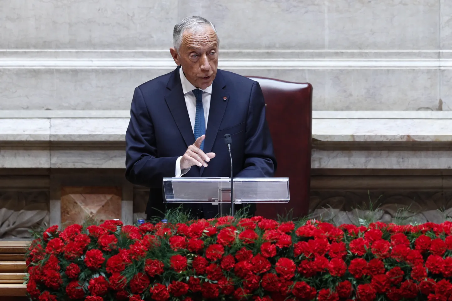 Portugali president Marcelo Rebelo de Sousa.