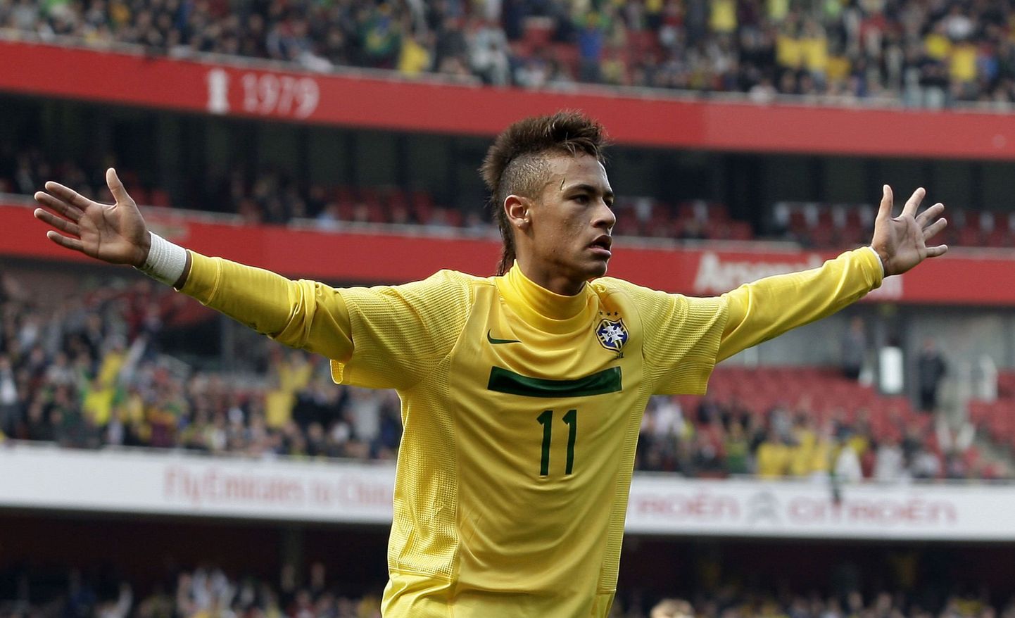 Brasiillaste uus täht Neymar.