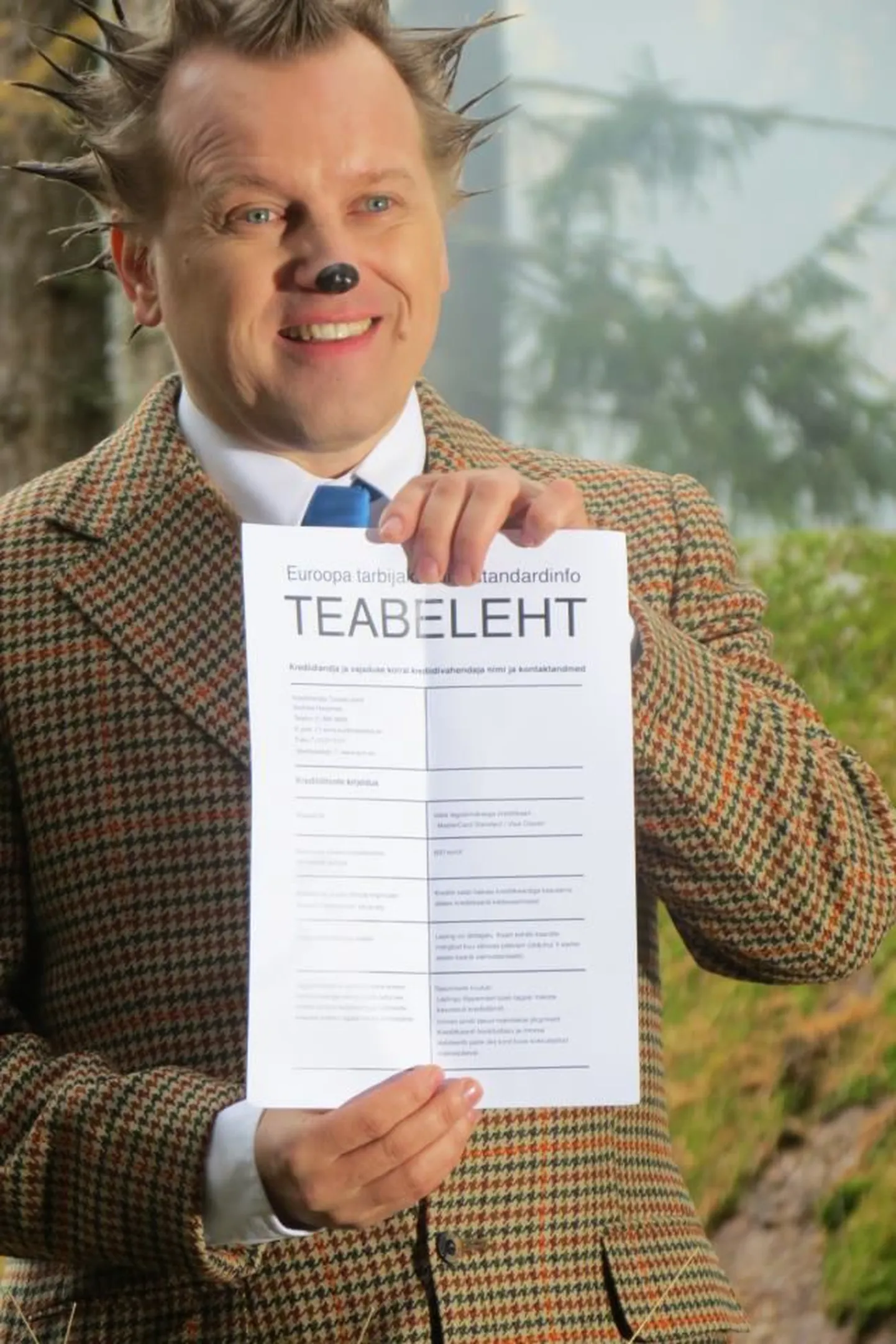 Teavituskampaania tegelane.