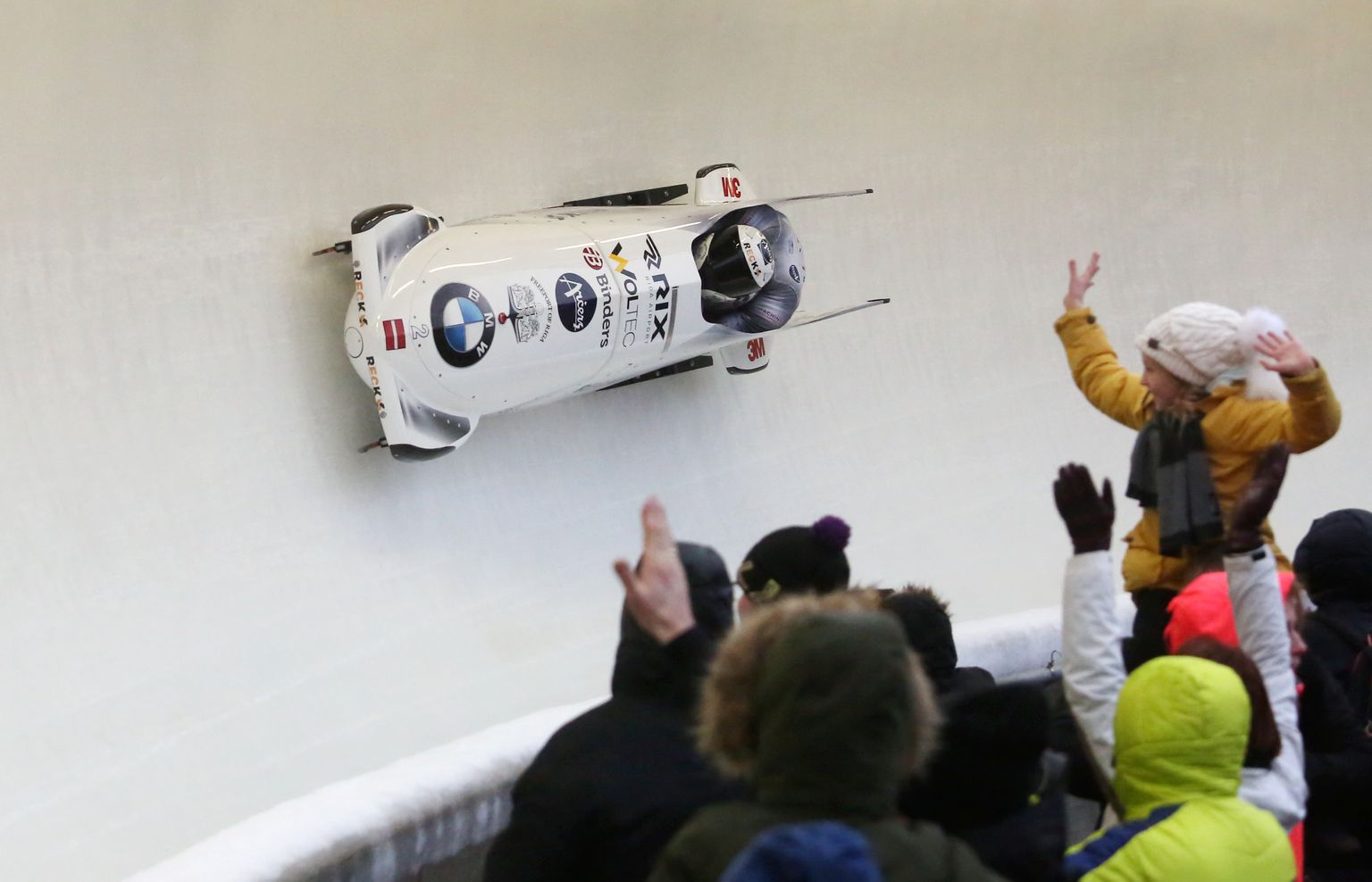 Latvijas bobslejisti Oskars Ķibermanis un Matīss Miknis