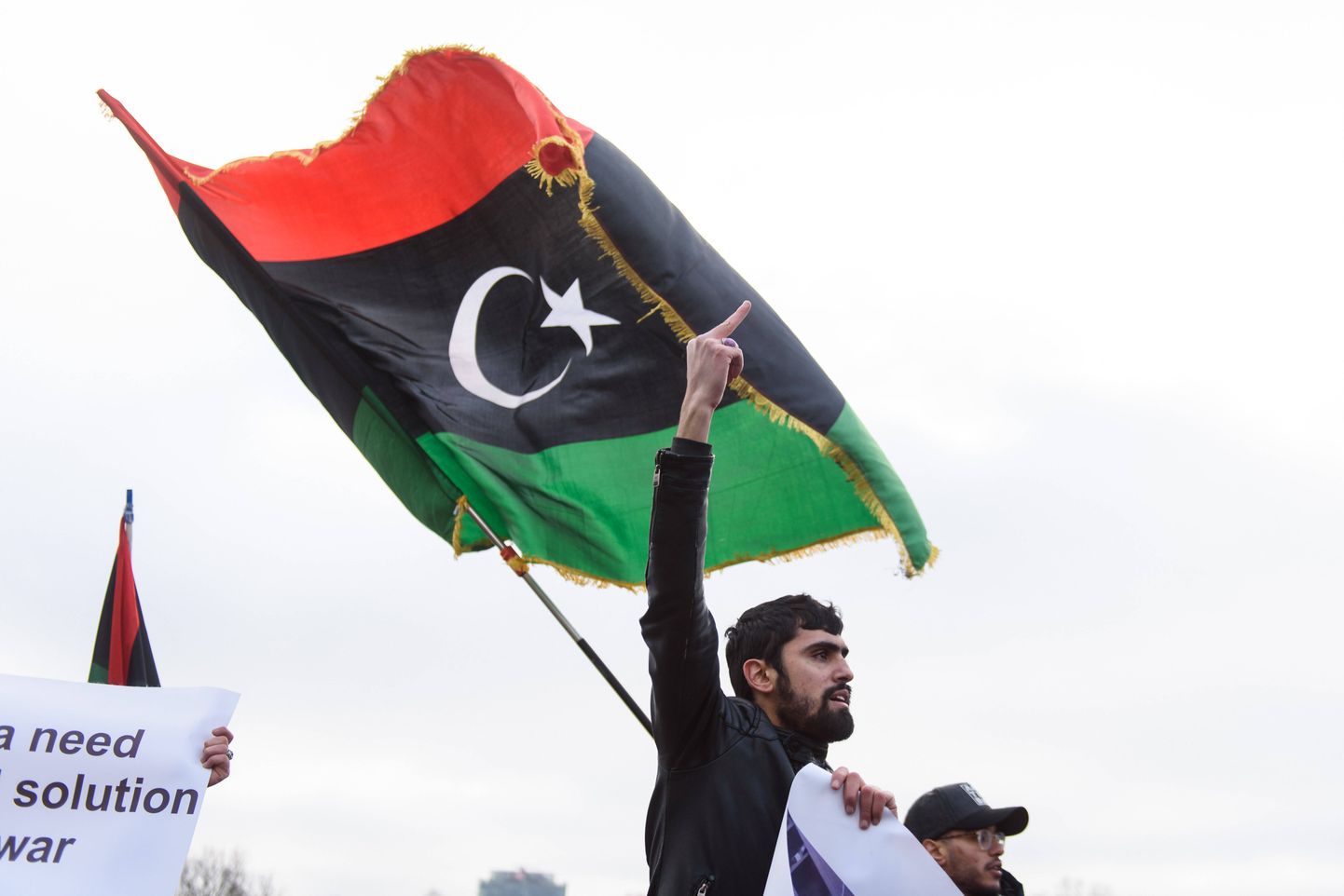 Флаг Ливии. Фото иллюстративное.