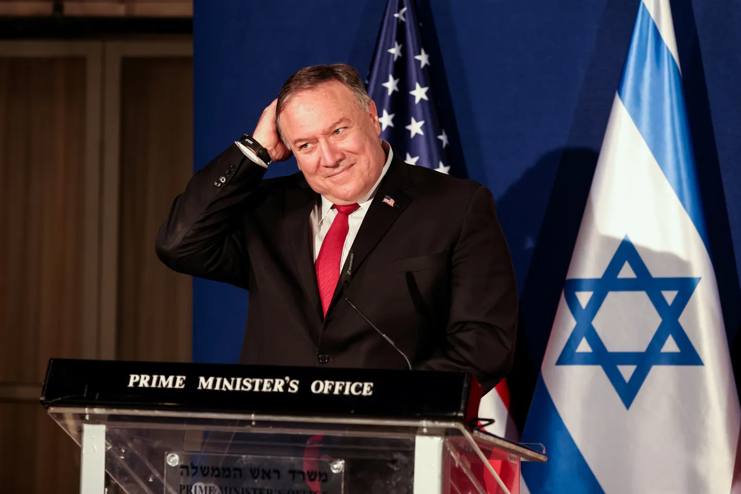 USA välisminister Mike Pompeo Jeruusalemmas 18. november 2020.