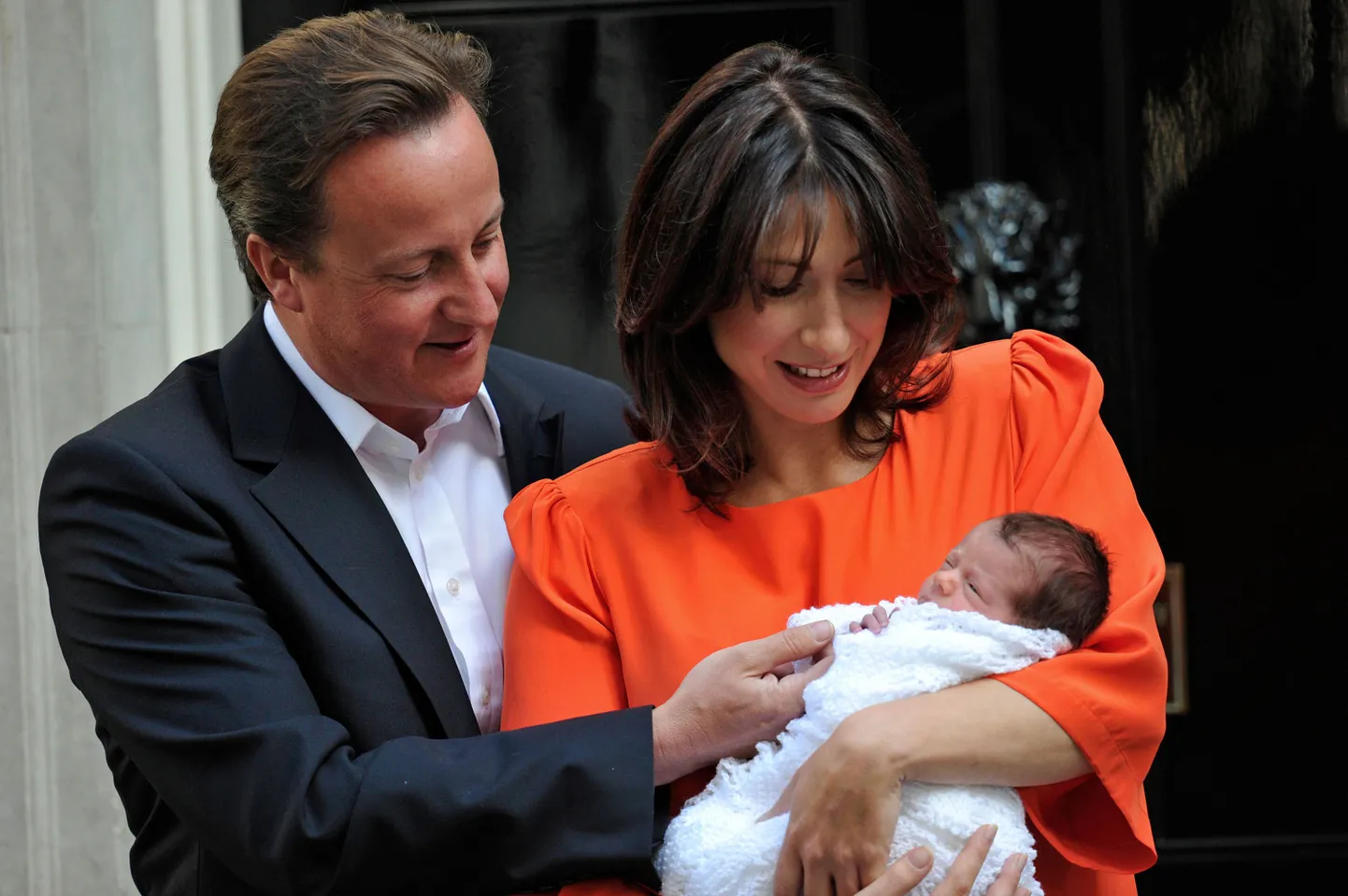 David, Samantha ja Florence Cameron
