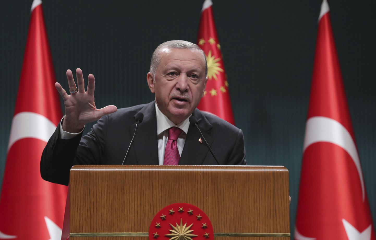 Türgi president Recep Tayyip Erdogan vaenab intressihuvigruppe