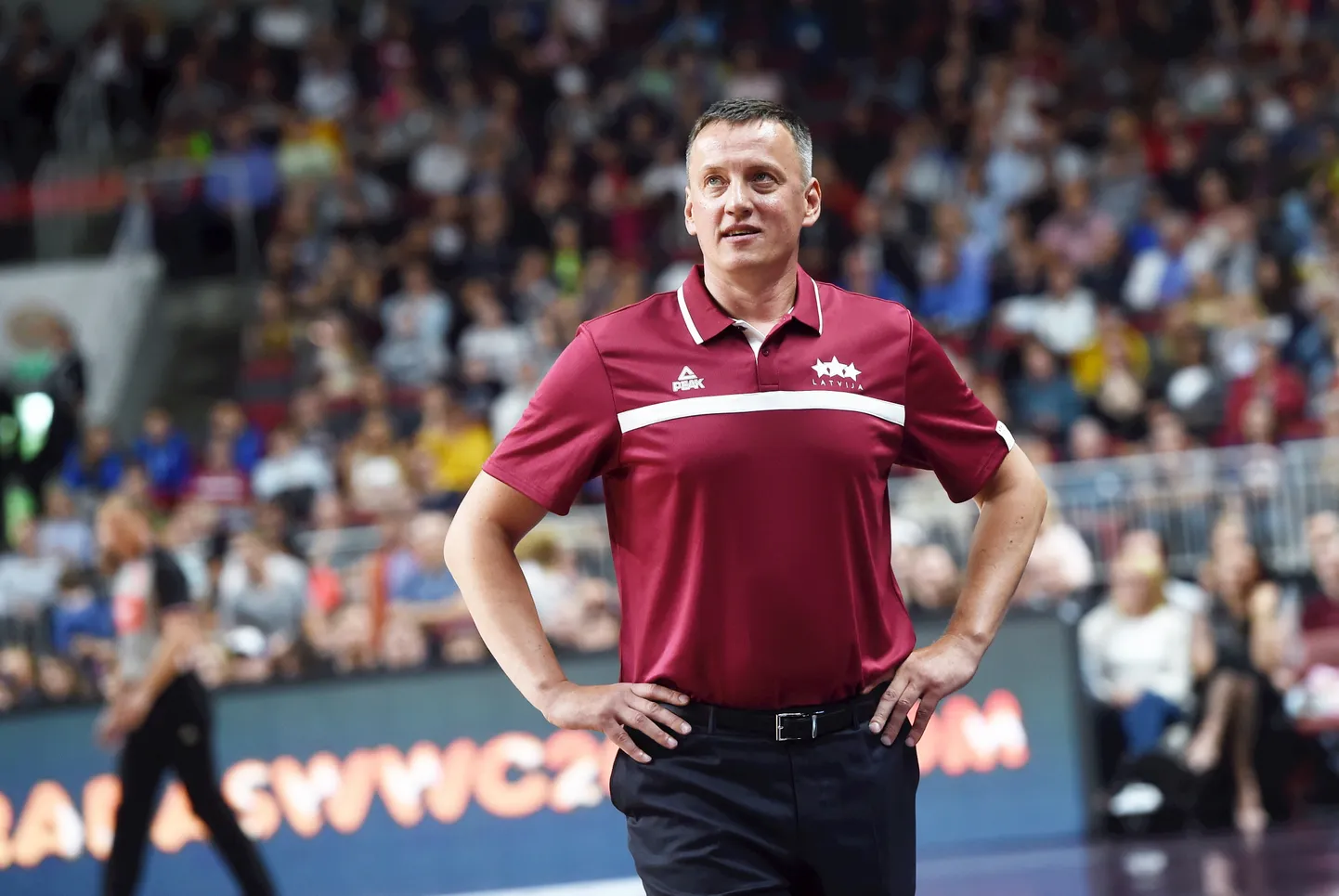 Latvijas basketbola izlases galvenais treneris Arnis Vecvagars
