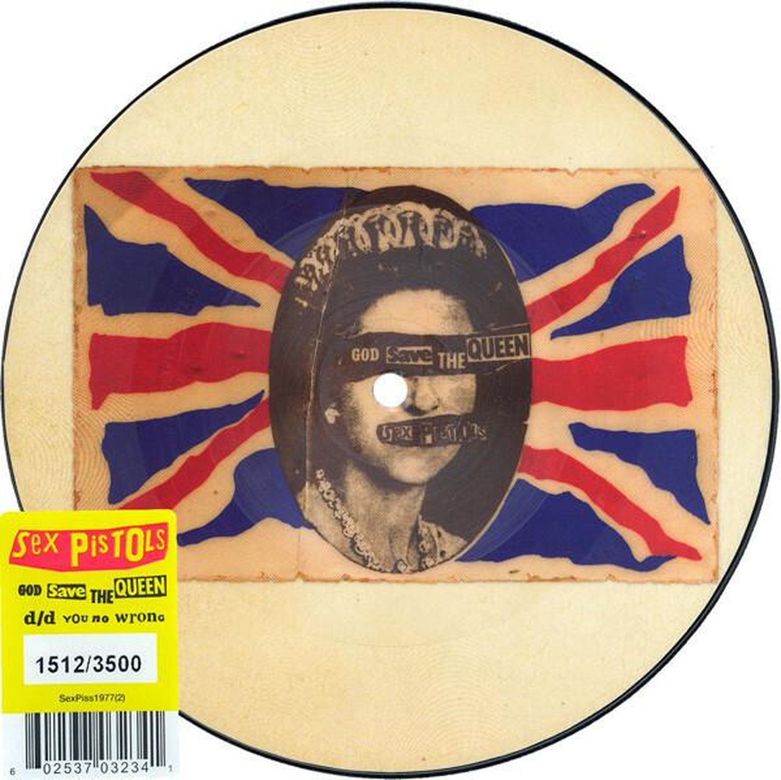 Sex Pistolsi singel «God Save the Queen». 
