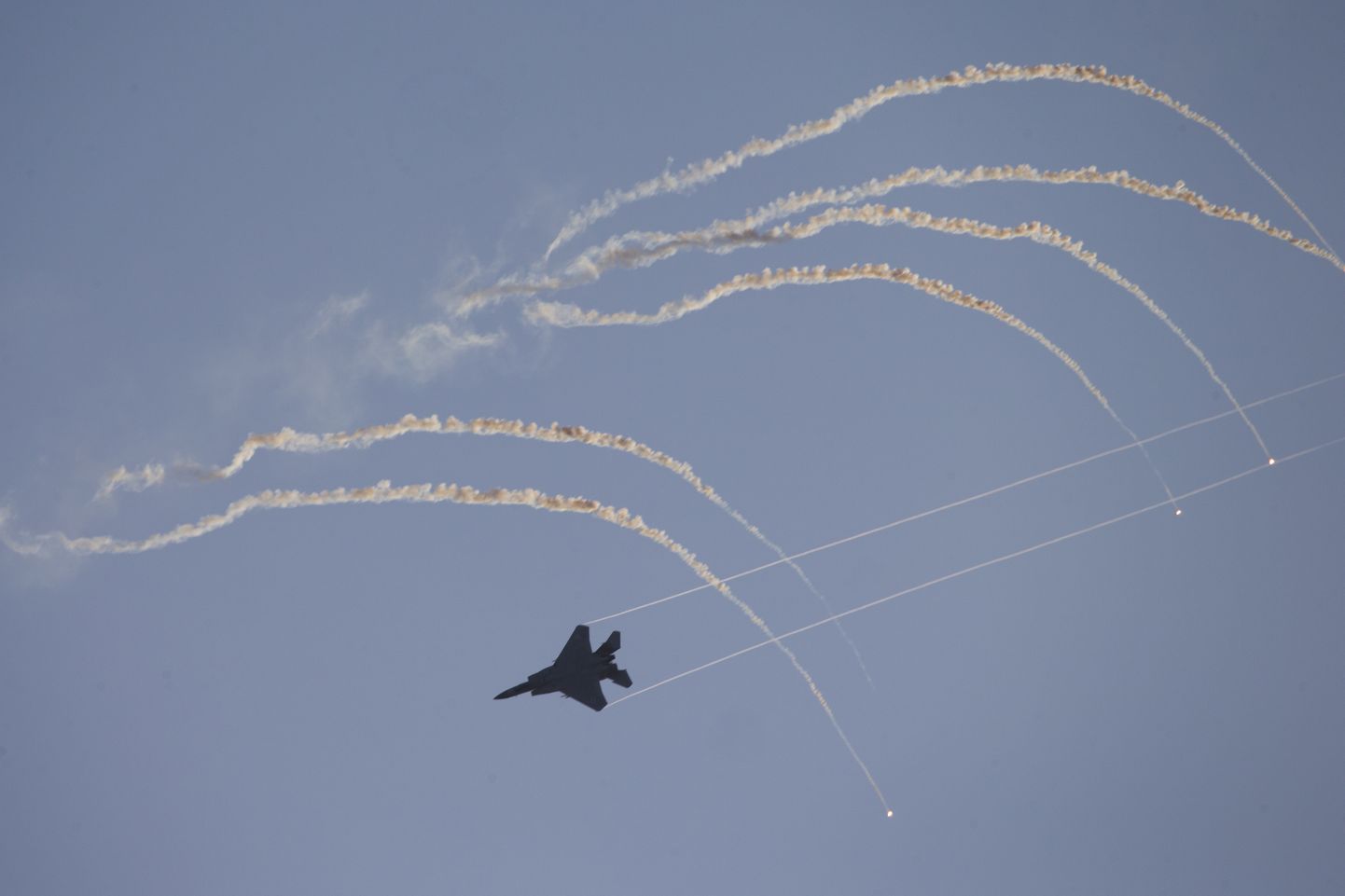 Izraēlas F-15 kaujas lidmašīna. Ilustratīvs foto.