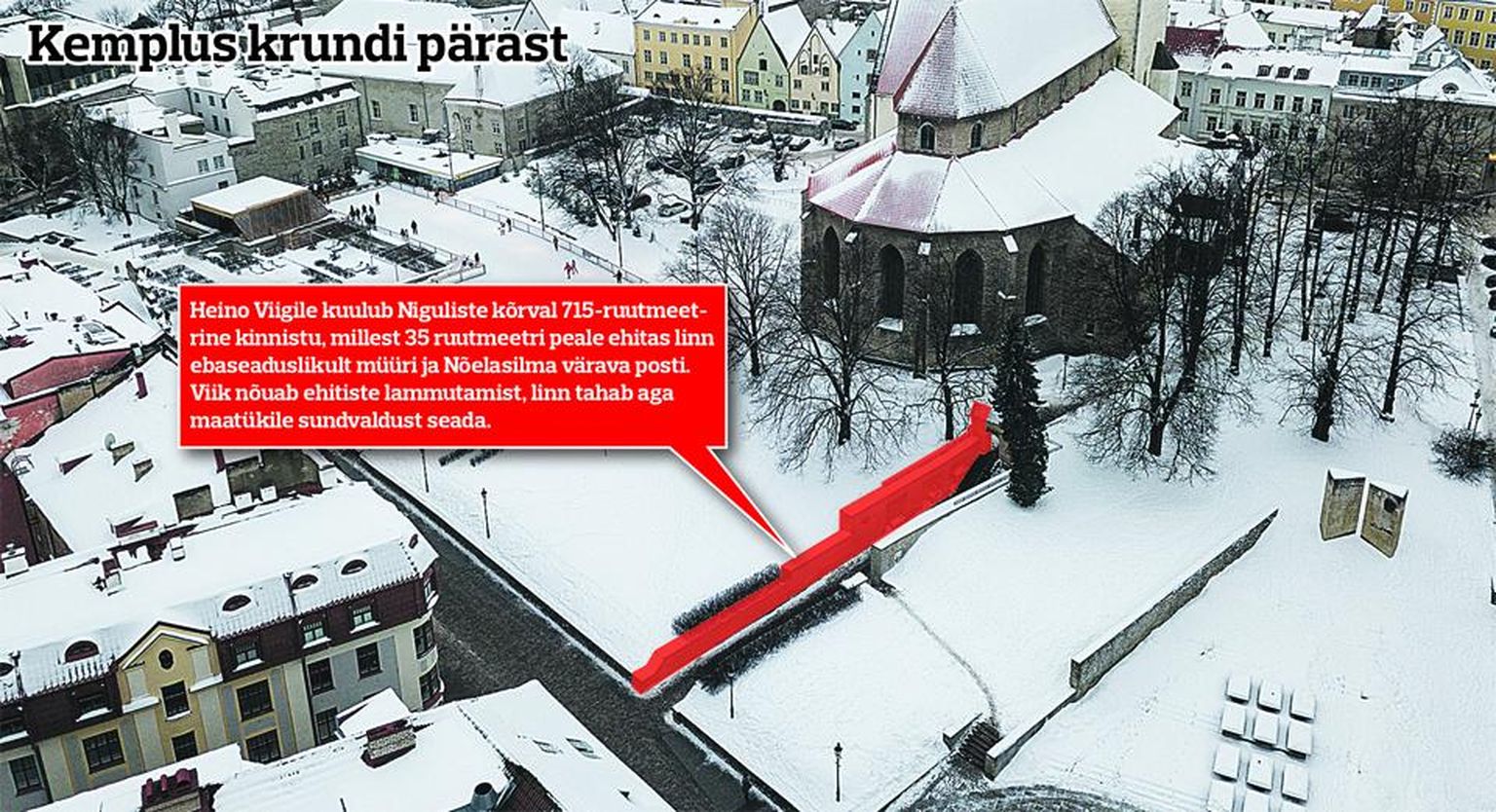 Trepi tänav ja Nõelasilma värav. 