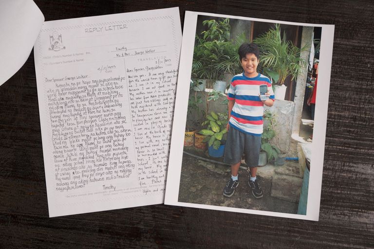Filipiinide poiss Timothy ja ta kiri George H W Bushile