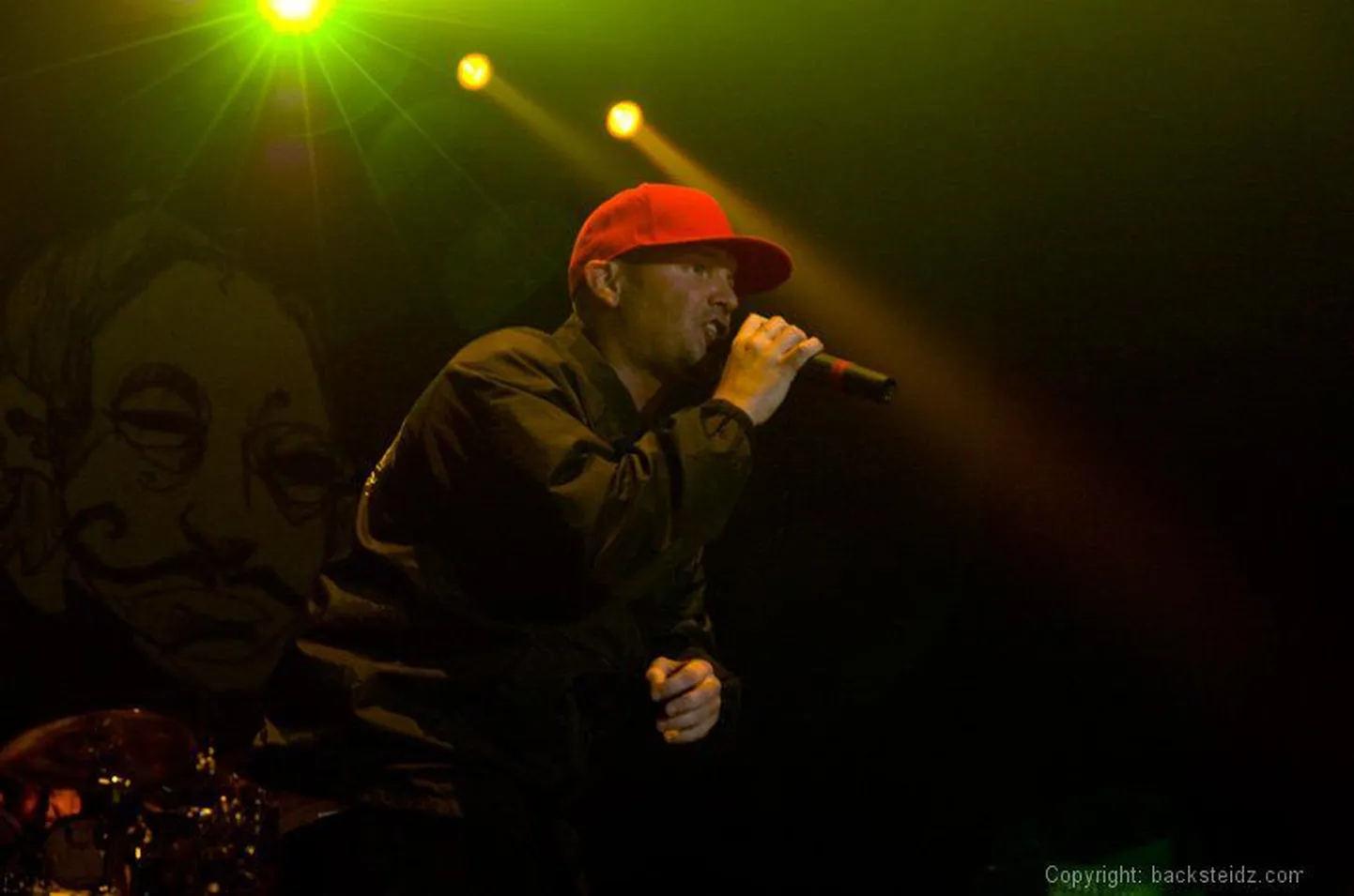 Limp Bizkiti kontsert Riias 20. mail. Pildil Fred Durst.