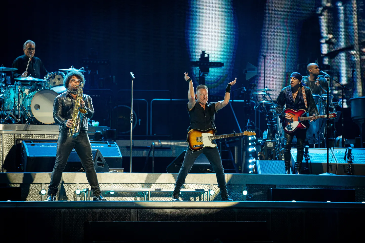 Bruce Springsteen oma legendaarse bändiga 2023. aastal Barcelonas