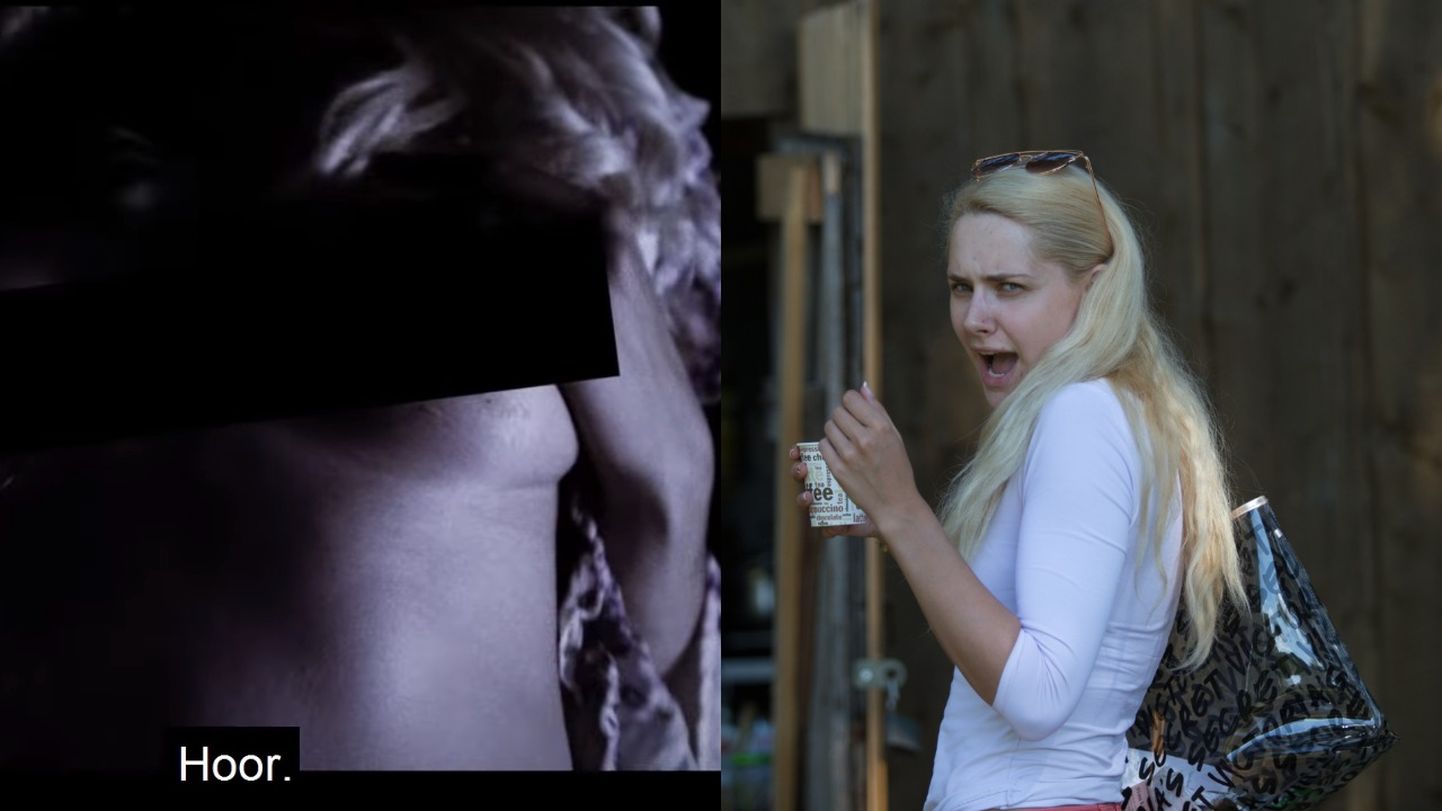 Brigitte Susanne Hundi alastistseen filmis «Kiirtee põrgusse».