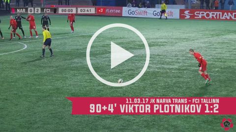 Видео: лучший гол марта в Премиум-лиге забил игрок нарвского 
