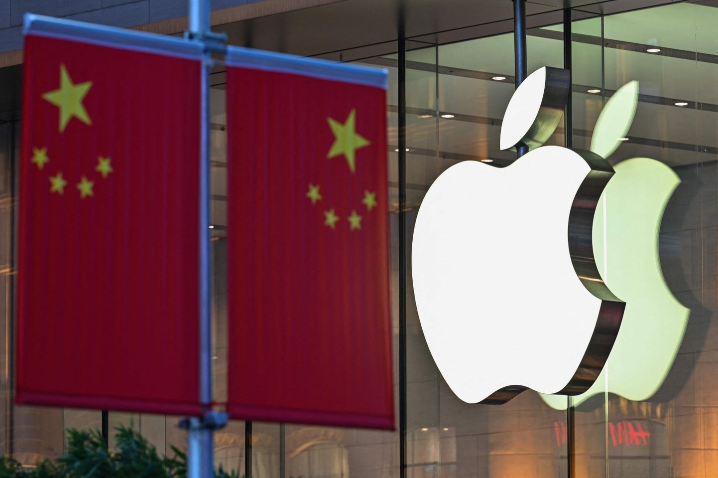 Apple'i esinduspood Shanghais.
