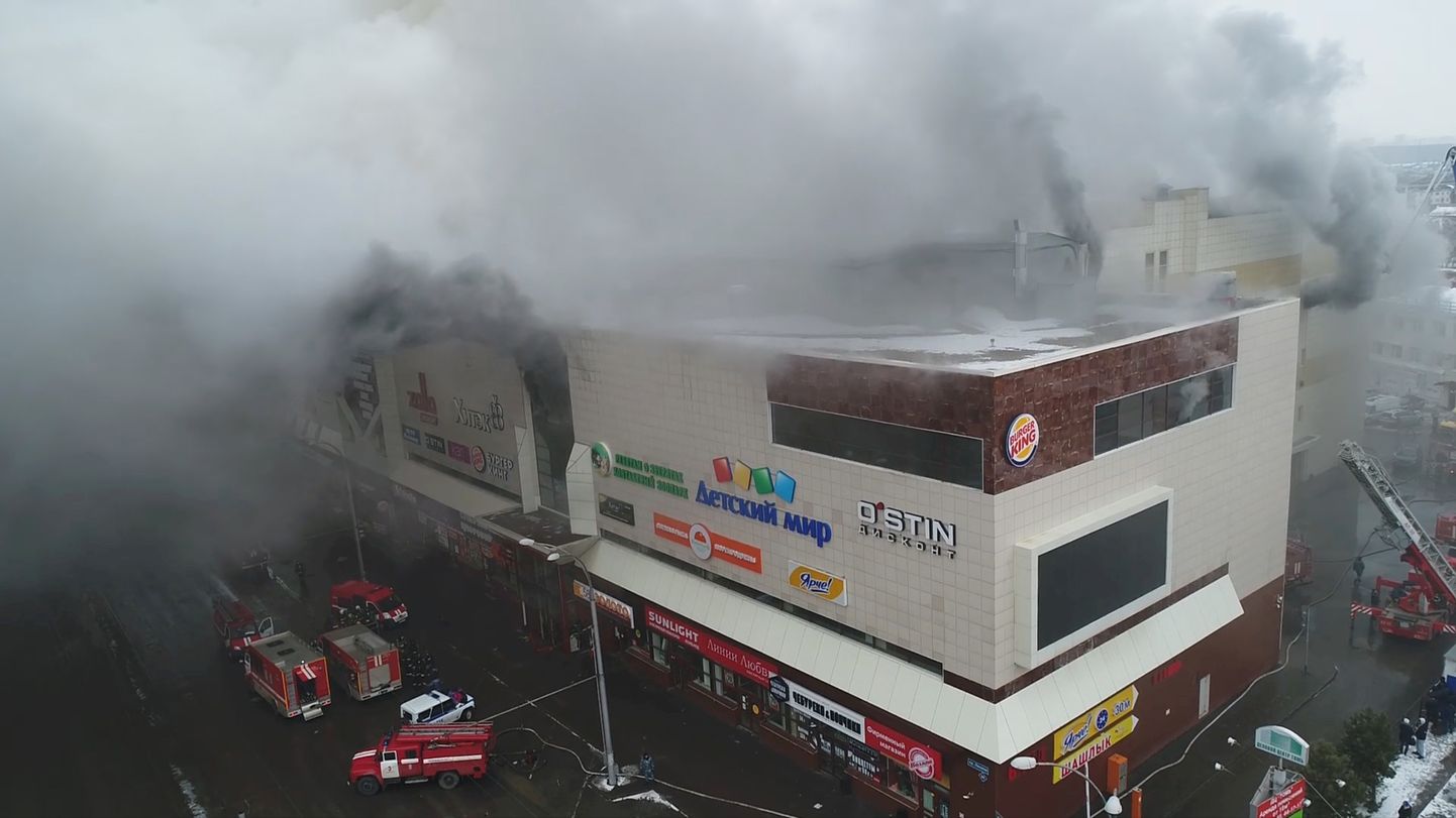 Aasta alguses puhkes Venemaal Kemerovo linna kaubakeskuses tulekahju, mille tagajärjel on hukkus üle 50 inimese.