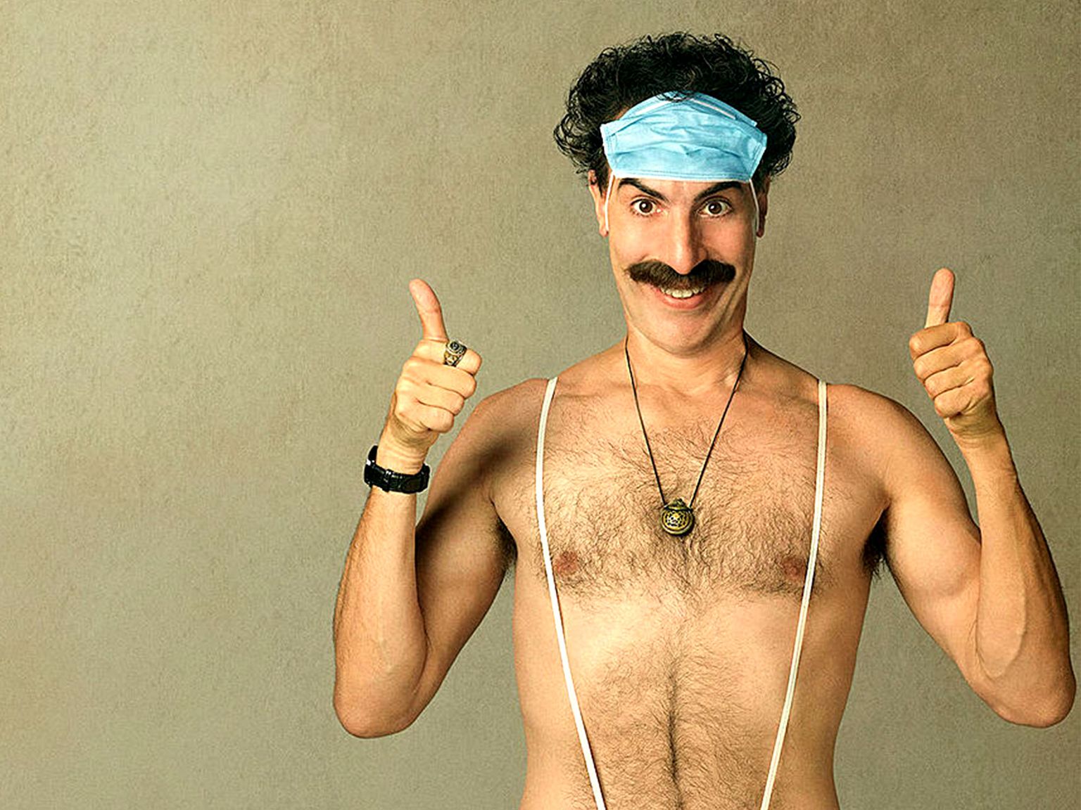 Sacha Baron Cohen Boratina filmis «Borat Subsequent Moviefilm»