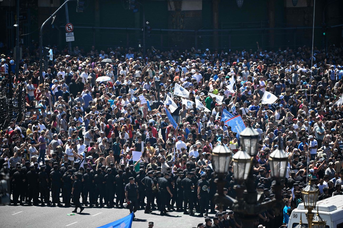 Üleriigiline streik Argentina pealinnas Buenos Aireses.
