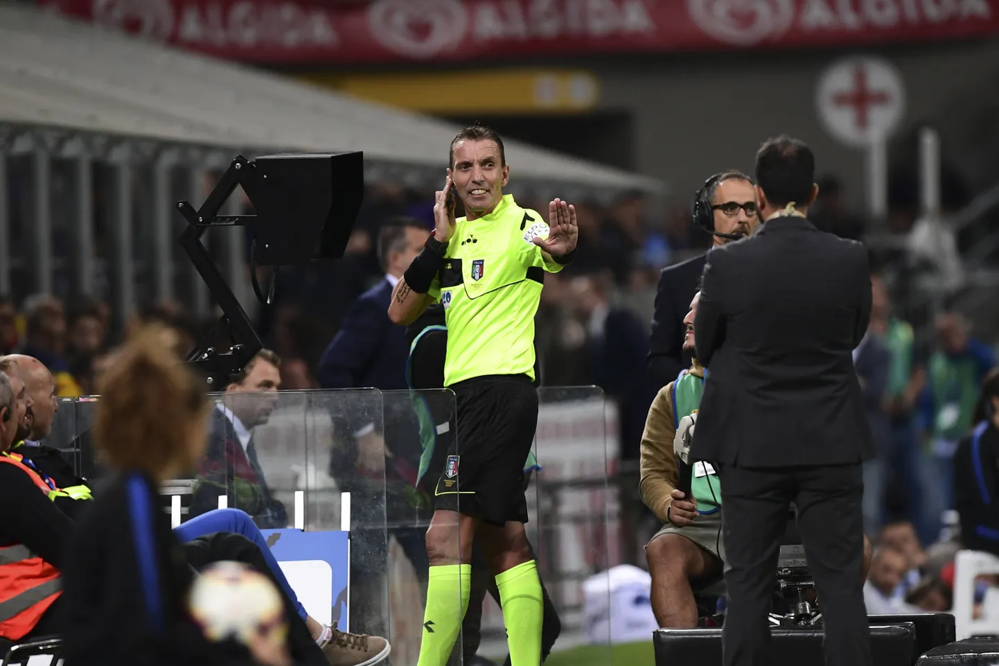 Paolo Mazzoleni kasutab VAR-süsteemi.
