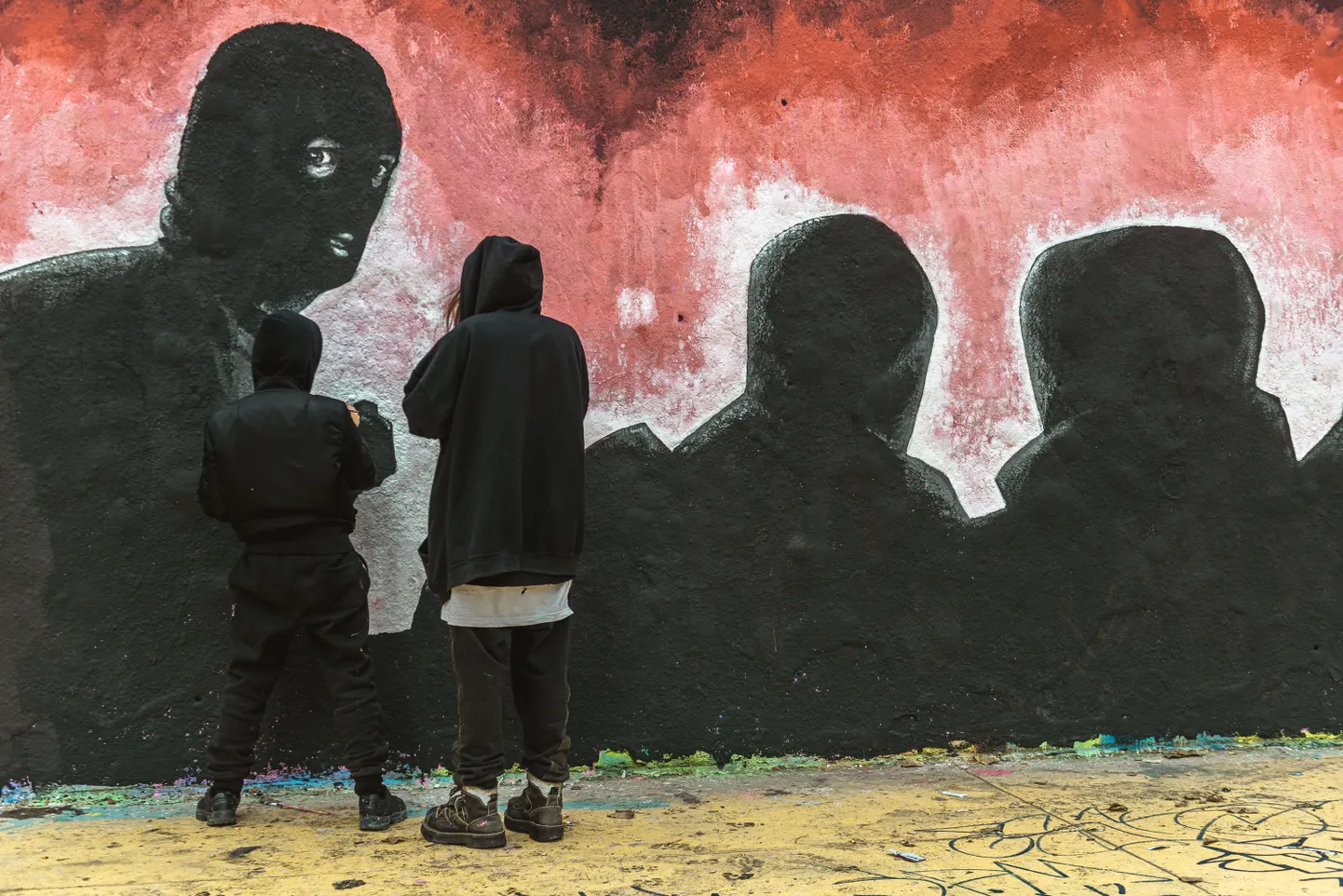 Graffiti Barcelonas räppar Pablo Haseli toetuseks.