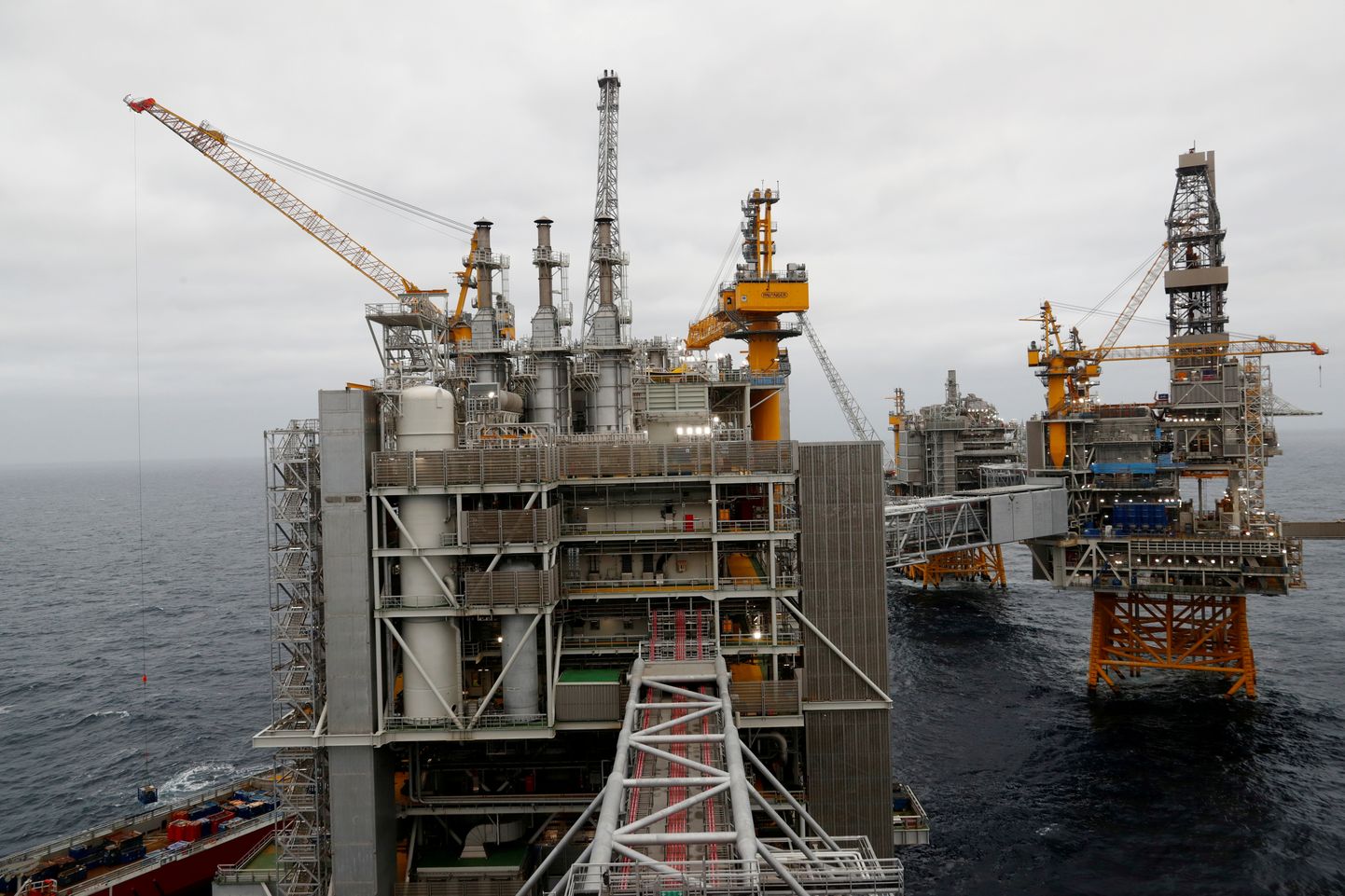 Norra naftaplatvormid Põhjameres.