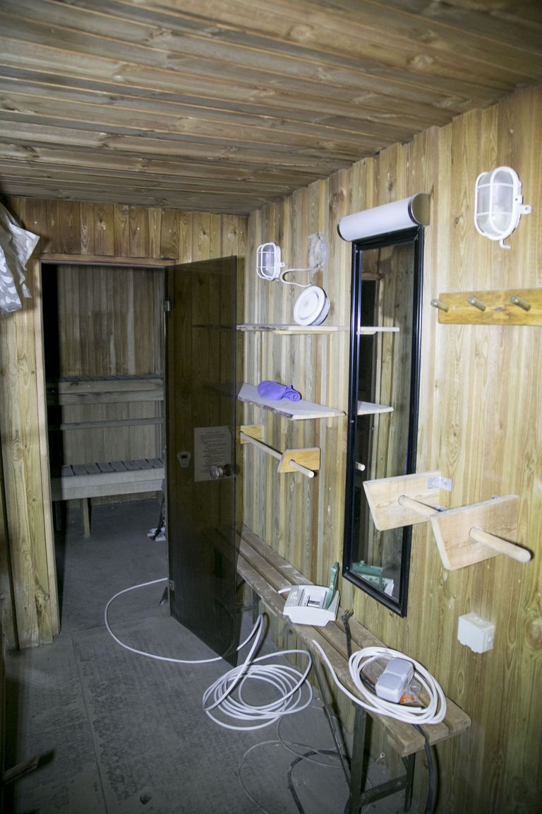 Sõjamuuseumisse toodud Camp Bastioni näitusel olid eksponaatide seas ka missioonisõdurite saunad.
