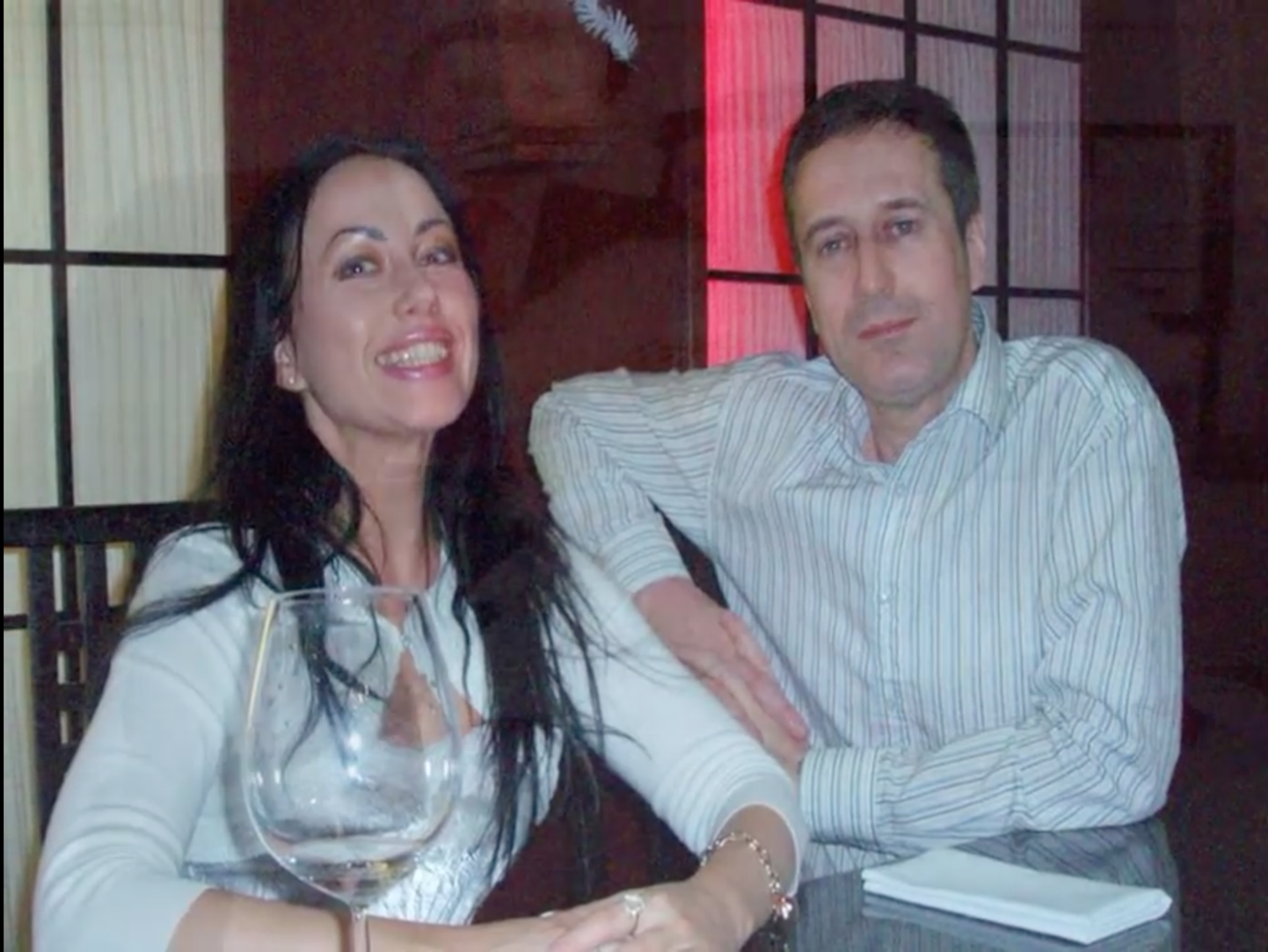 Ganna Ziuzina koos oma abikaasa Barry Pringiga.