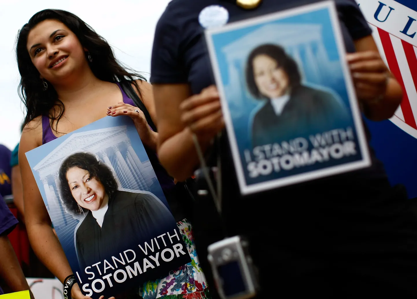Sonia Sotomayori toetajad.
