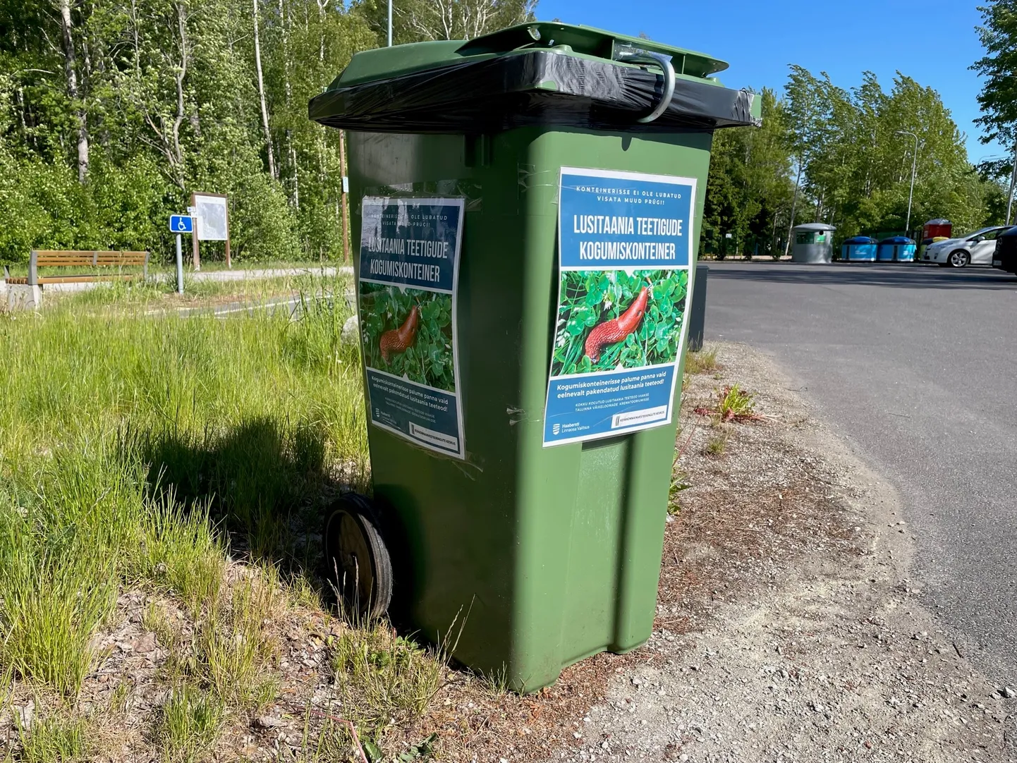 Võõrnälkjate kogumiskonteiner.