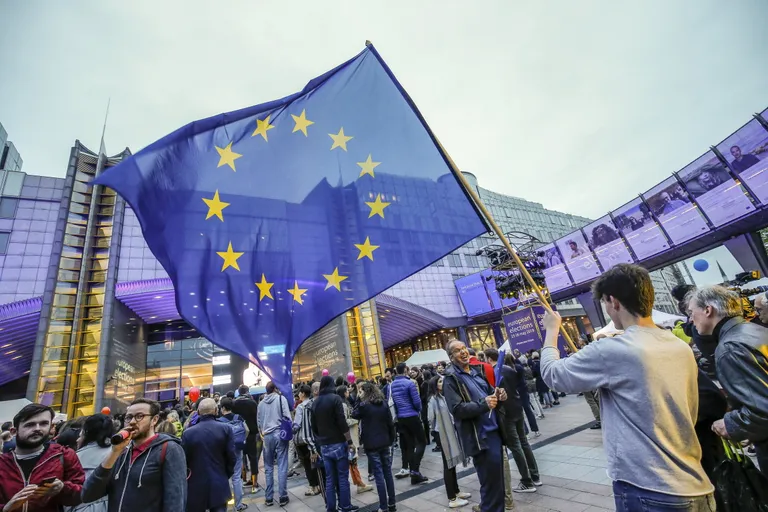 Euroopa Parlamendi hoone Brüsselis.