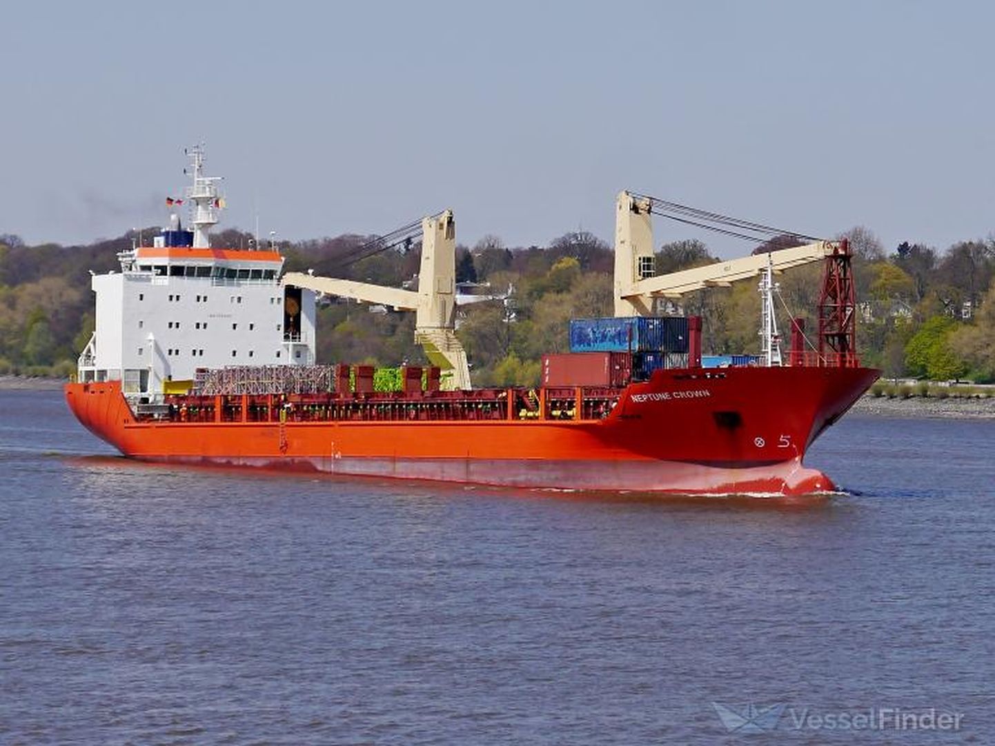 российское судно MV MAIA-I в 2021 году в Гамбурге