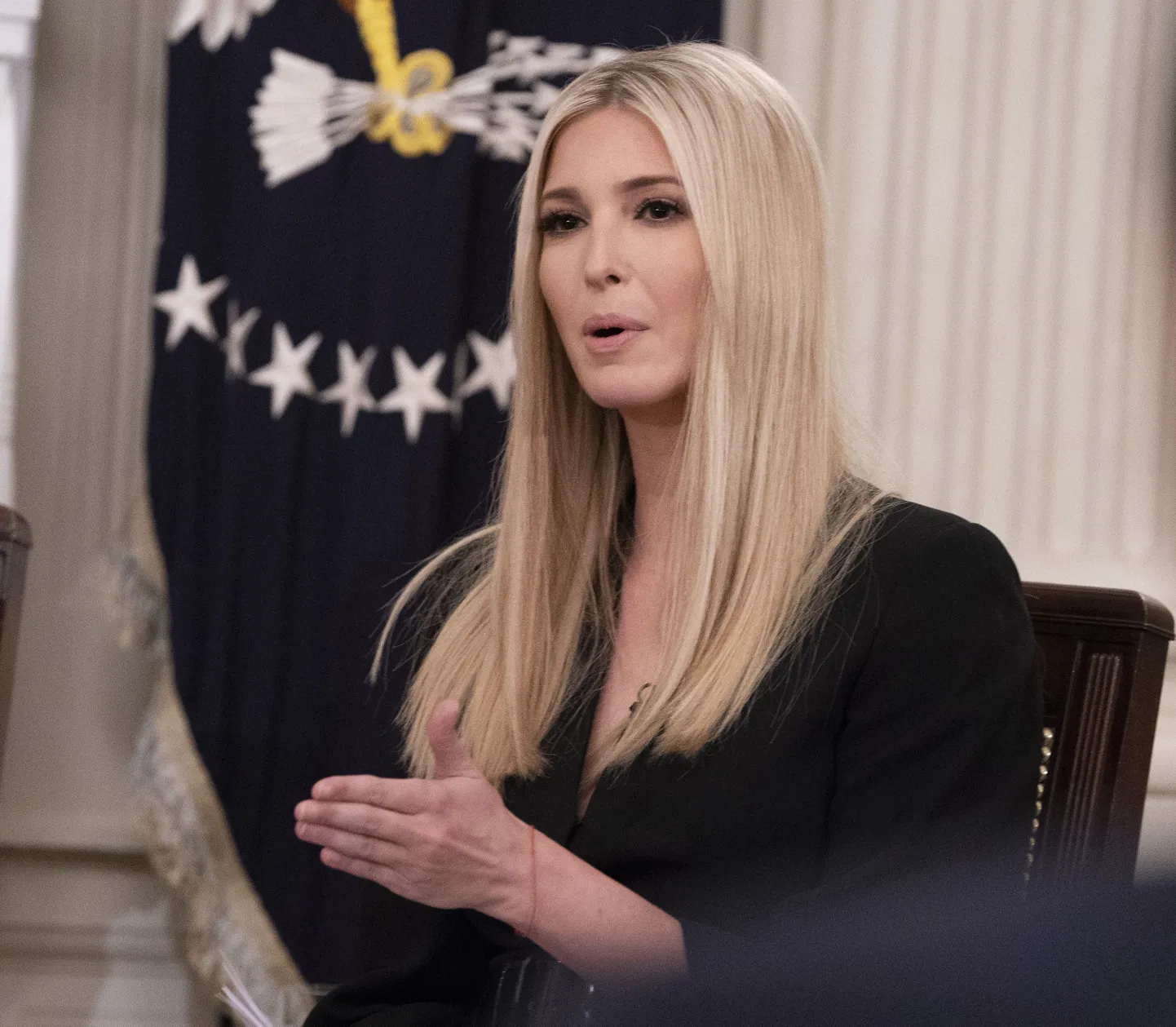 USA presidendi tütar ja nõunik Ivanka Trump kohtumisel Valges Majas.
