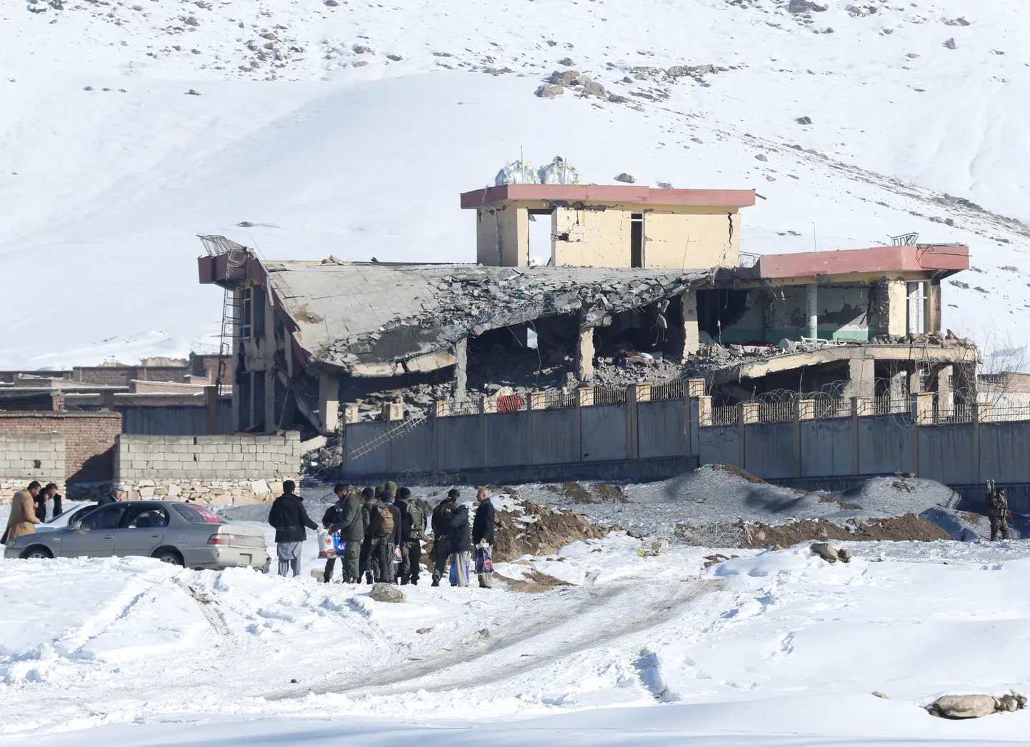 Sõjaväe treeningkeskus Maidan Wardaki provintsis Afganistanis, kus Taliban korraldas täna verise rünnaku.