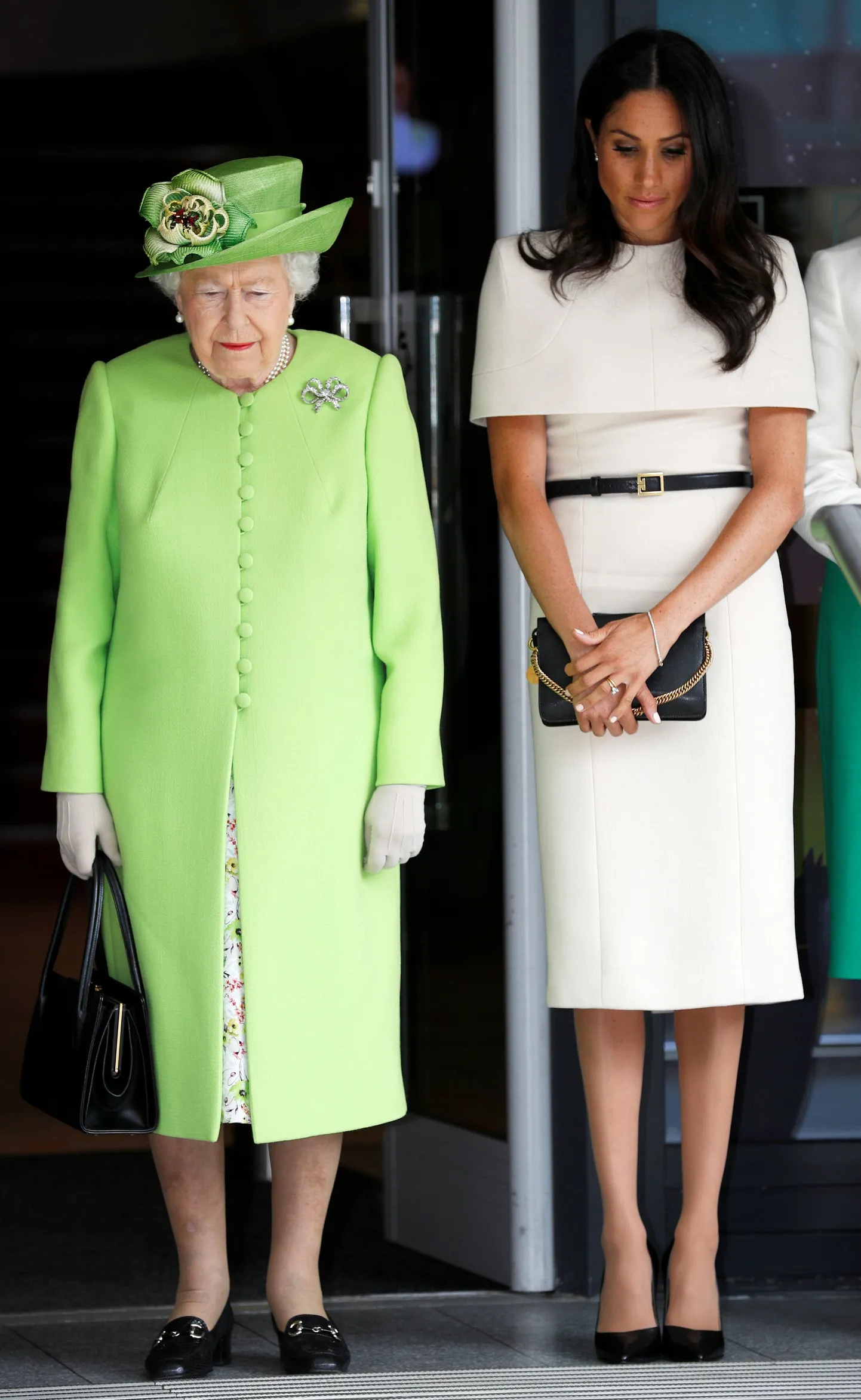 Elizabeth II ja Sussexi hertsoginna Meghan 14. juunil Cheshire'is