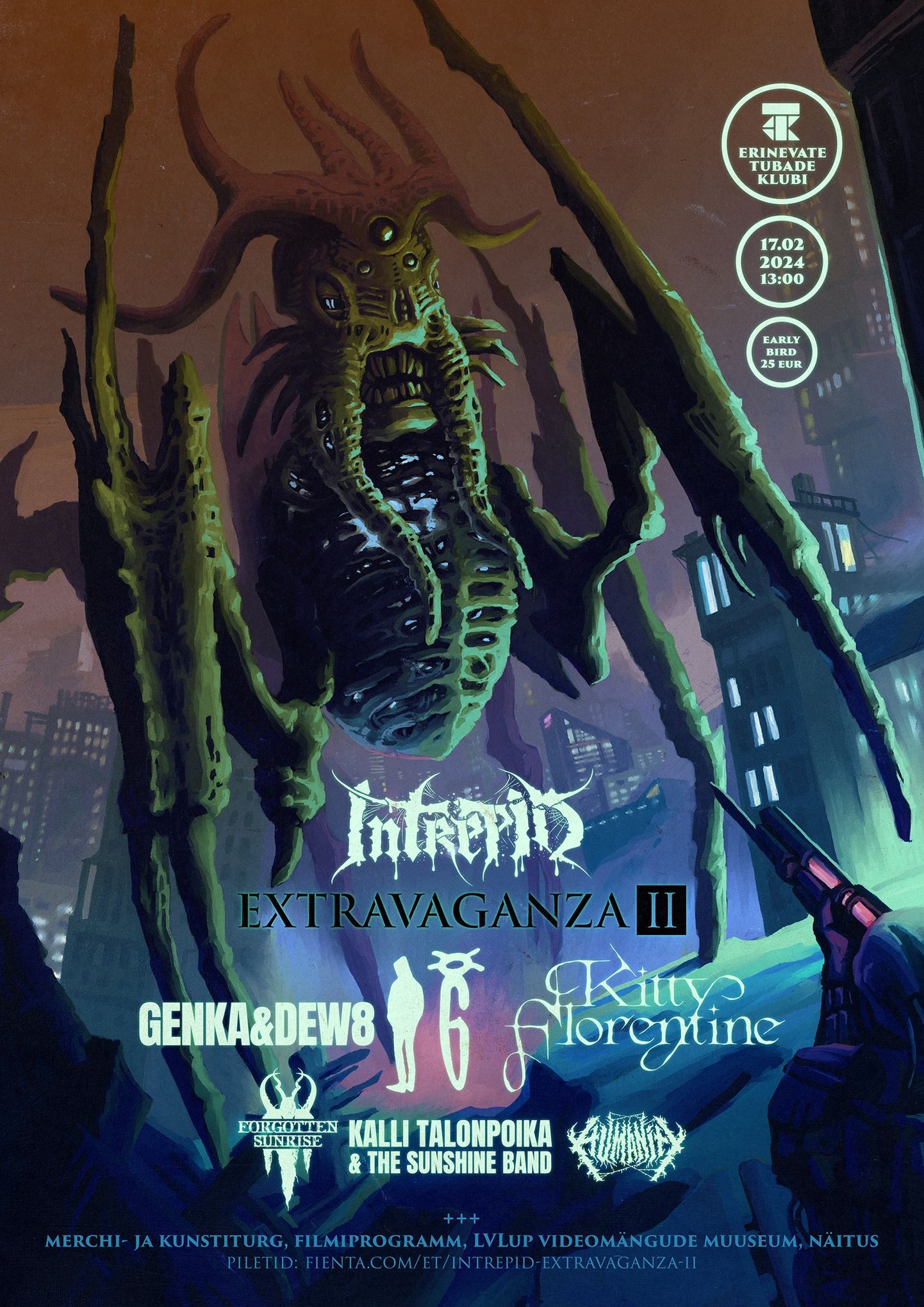 Multimeediafestival Extravaganza II poster.