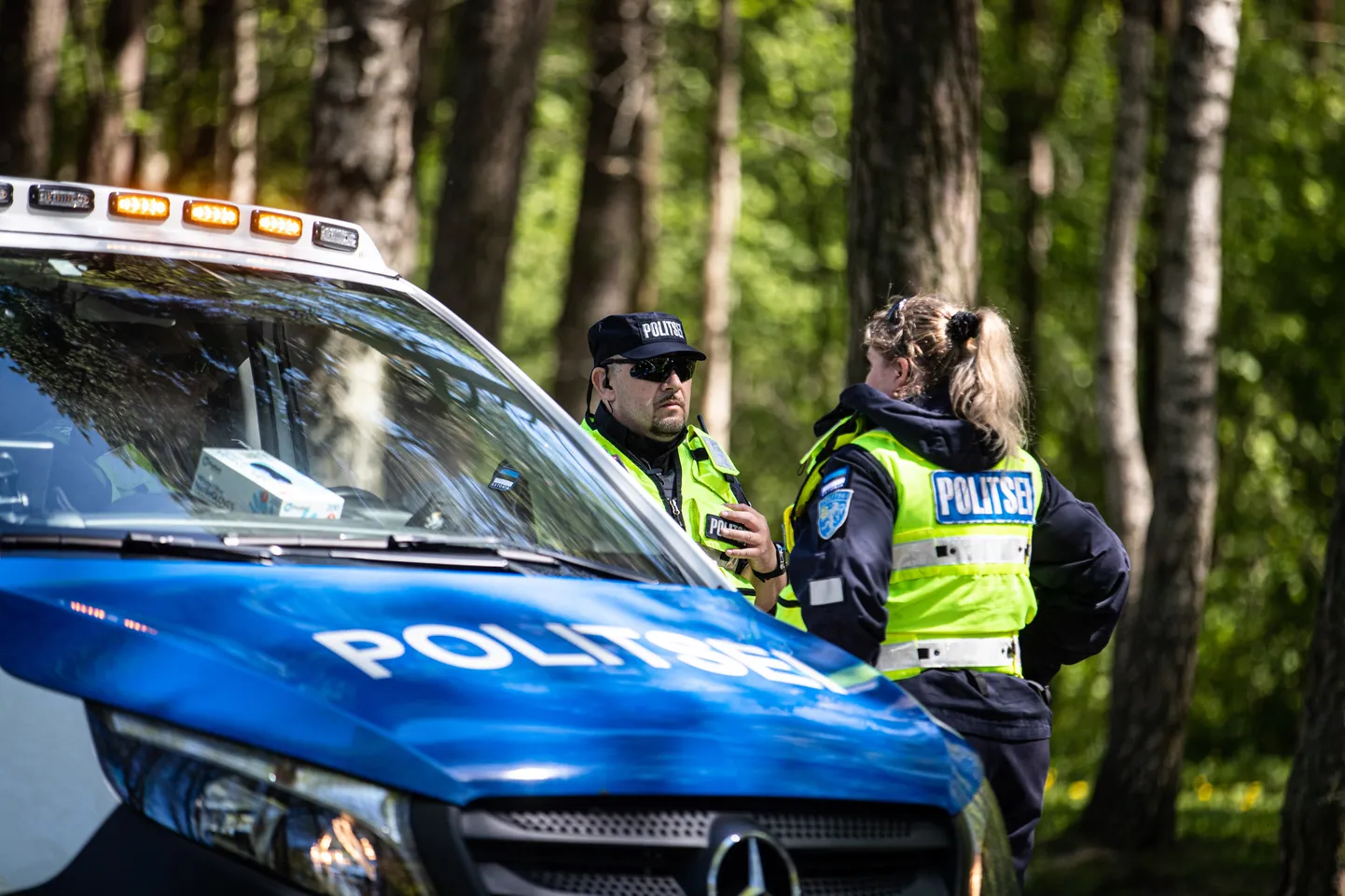 Politsei tegevuses. Pilt on illustratiivne.