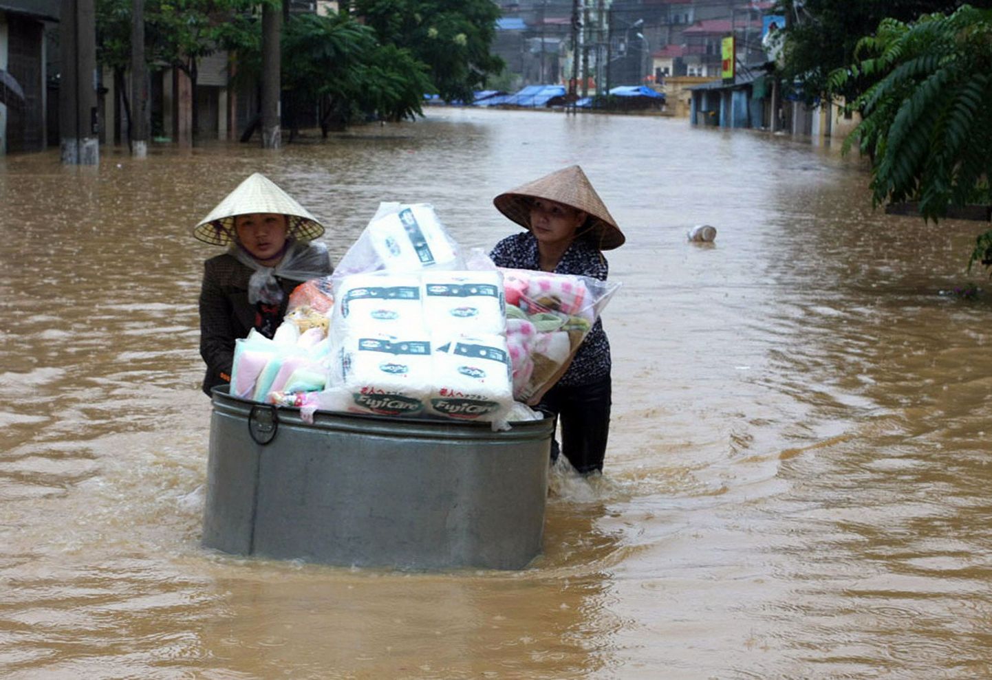 Kagu-Aasia üleujutused.