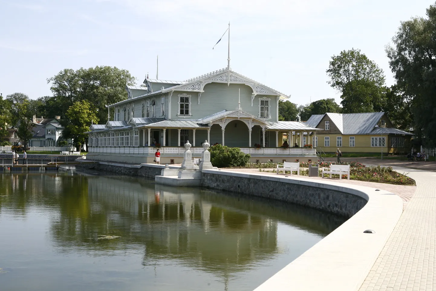 Haapsalu Kuursaal, kus toimub 4. augustil ansambli Miljardid kontsert, mille piletid müüakse Fientas