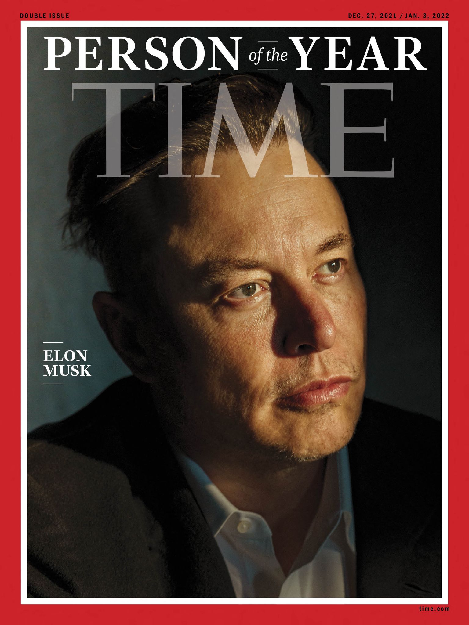 Multiärimees ja miljardär Elon Musk väljaande Time esikaanel