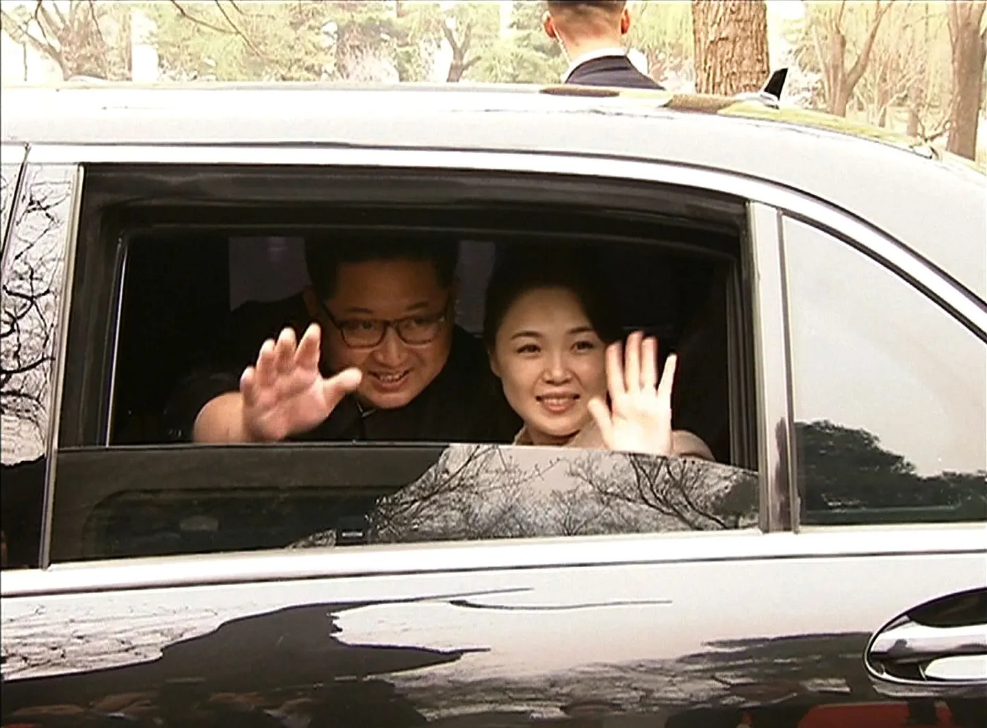 Kim Jong-un ja Ri Sol-ju külastasid 2018. aasta märtsis Hiinat