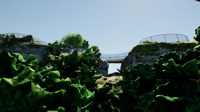 Вид на мост, созданный в программе Rhimo3d.