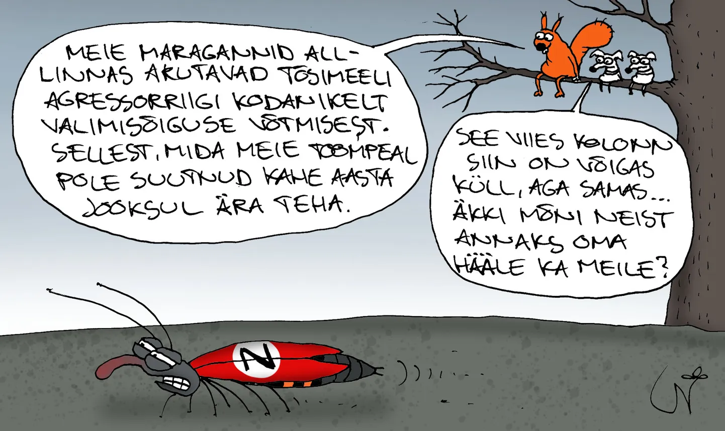 Päeva karikatuur, 1. aprill.