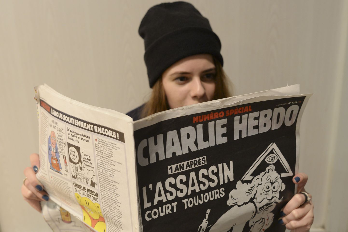 Cатирический еженедельник Charlie Hebdo.