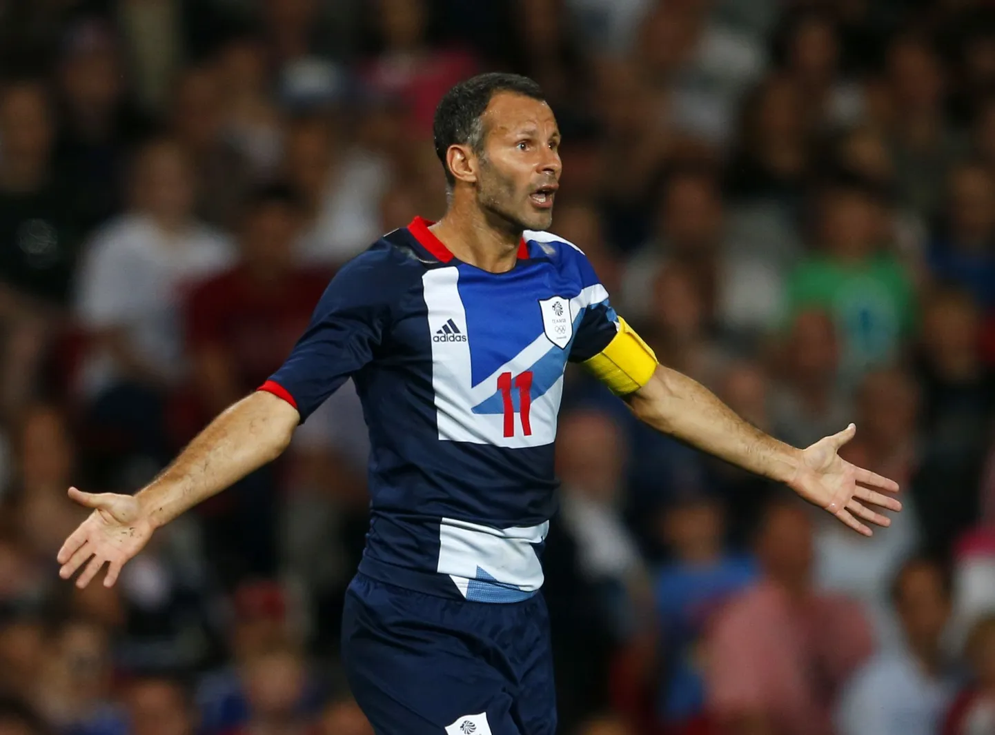 Suurbritannia koondise kapten Ryan Giggs.