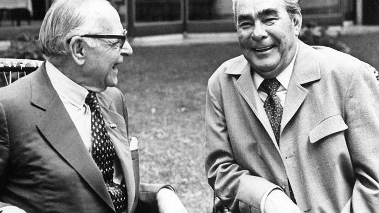 Armand Hammer ja Leonid Brežnev