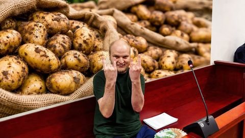 KARTULIKELMUS ⟩ Sarikelm müüs aedviljade asemel õhku: lollidelt tulebki raha ära võtta